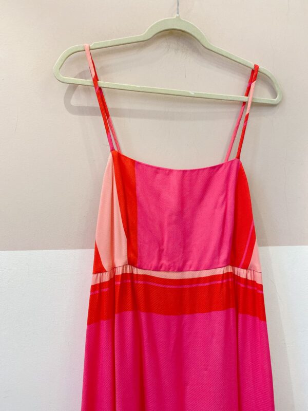 Vestido midi pink estampado Dress To GG - Imagem 3