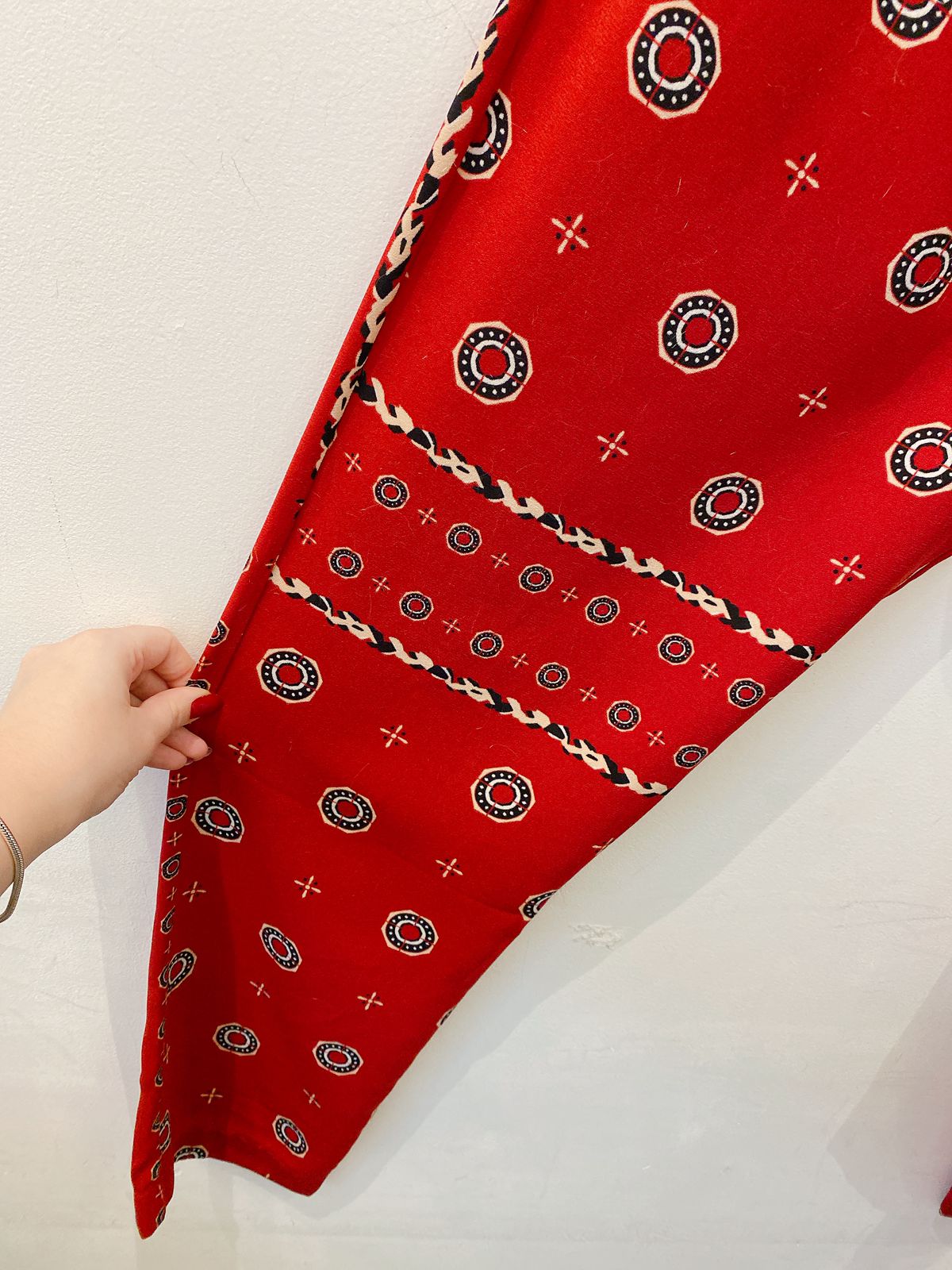 Calça vermelha gravataria Maria Filó M - Imagem 4