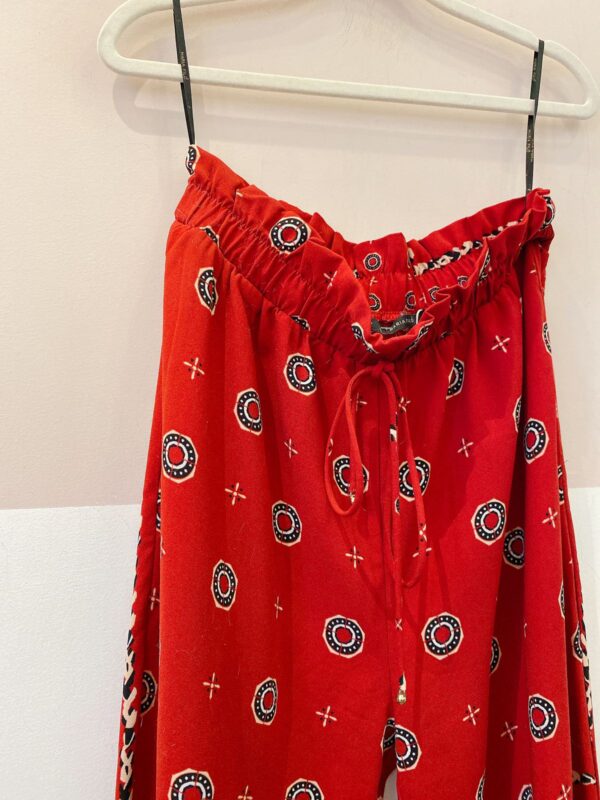 Calça vermelha gravataria Maria Filó M - Imagem 5