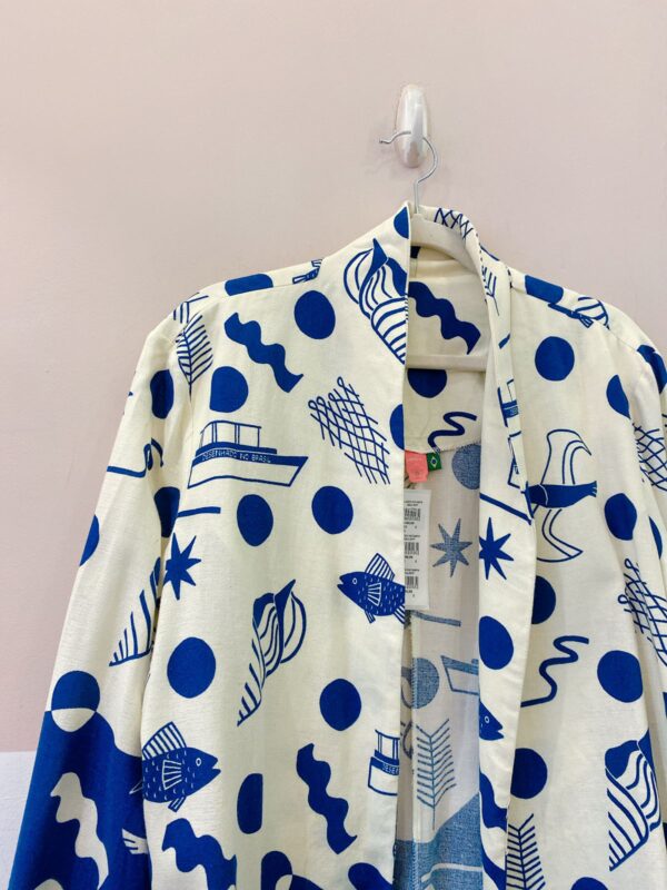 Blazer estampa azul/off Farm G - Imagem 3