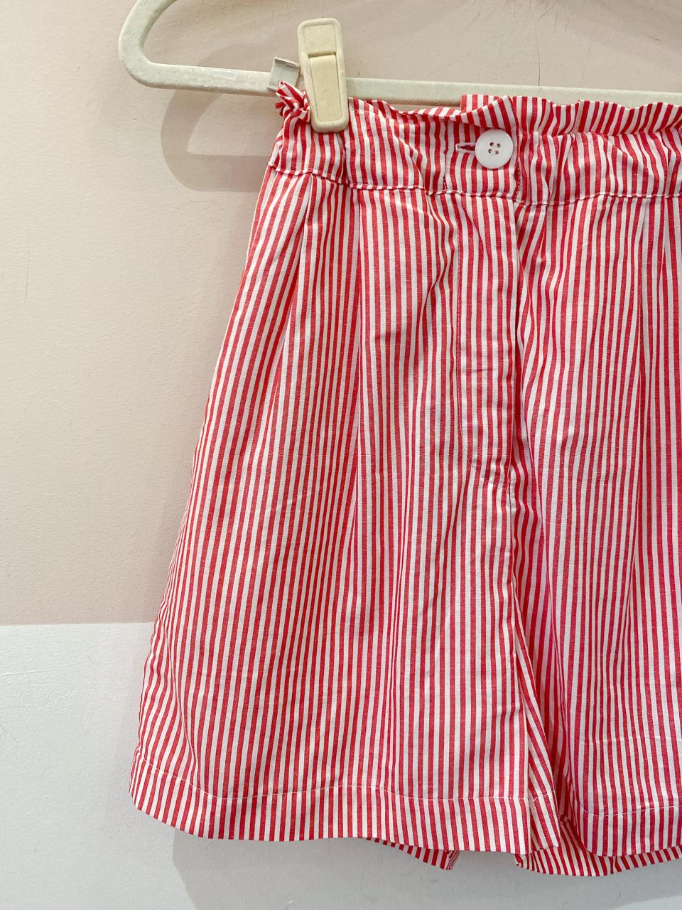 Short listrado Café em Flor PP - Imagem 6