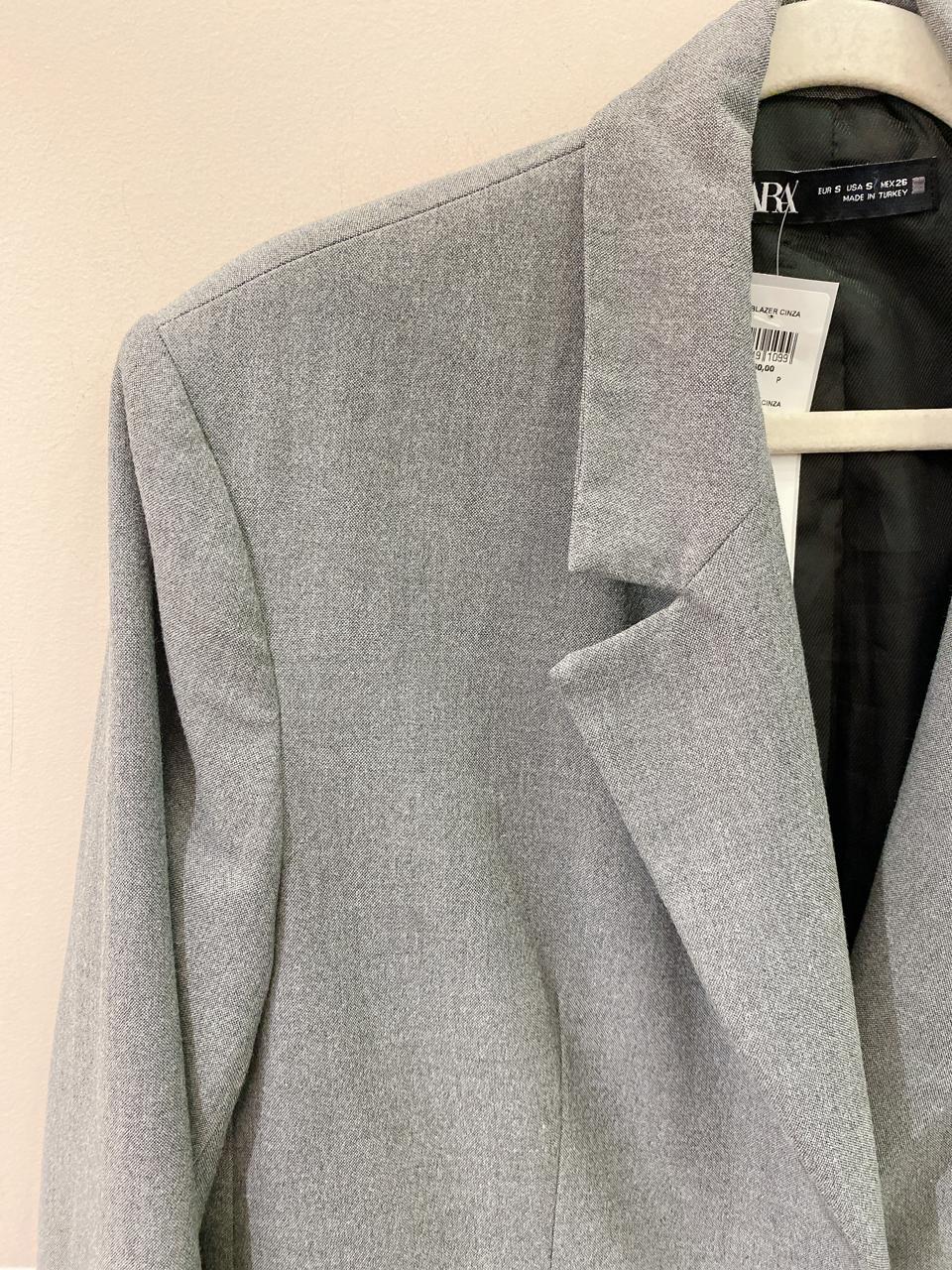 Blazer cinza Zara P - Imagem 2
