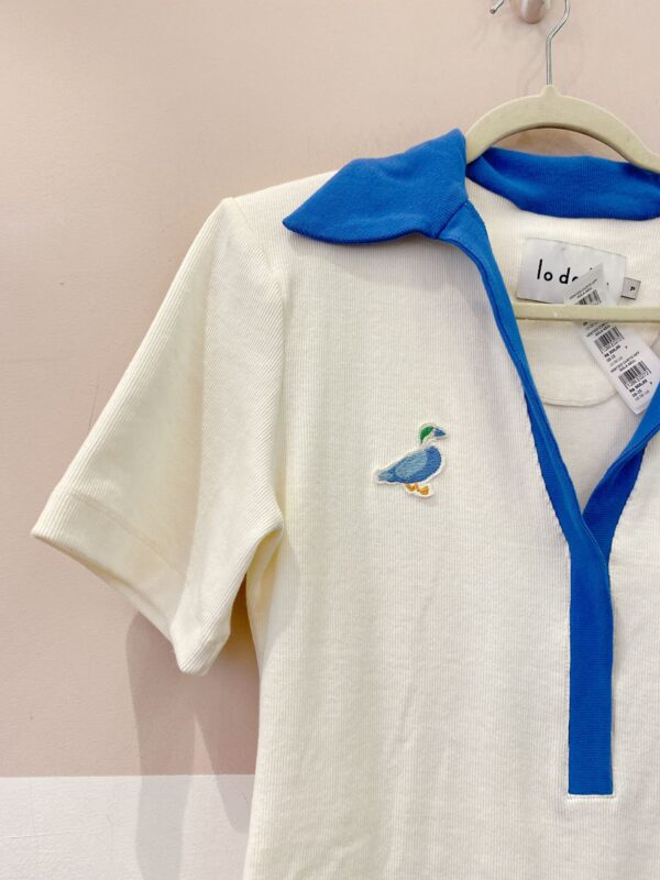 Vestido curto off gola Lo de Loui P - Imagem 3