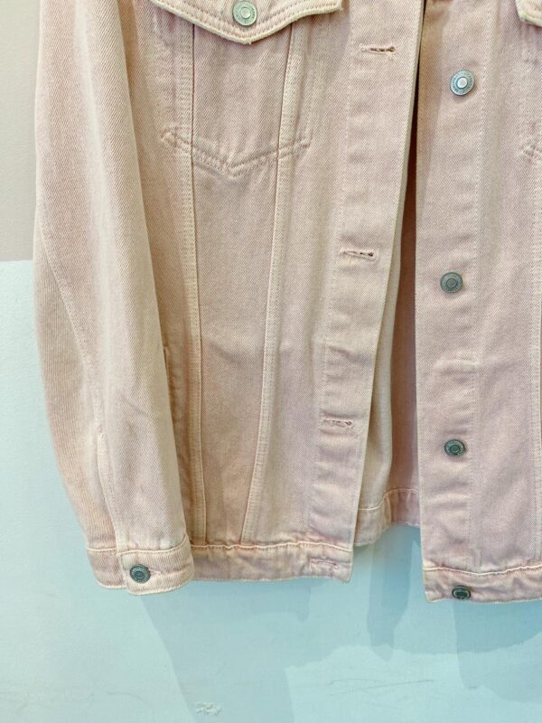 Jaqueta jeans rosé Stradivarius M - Imagem 5