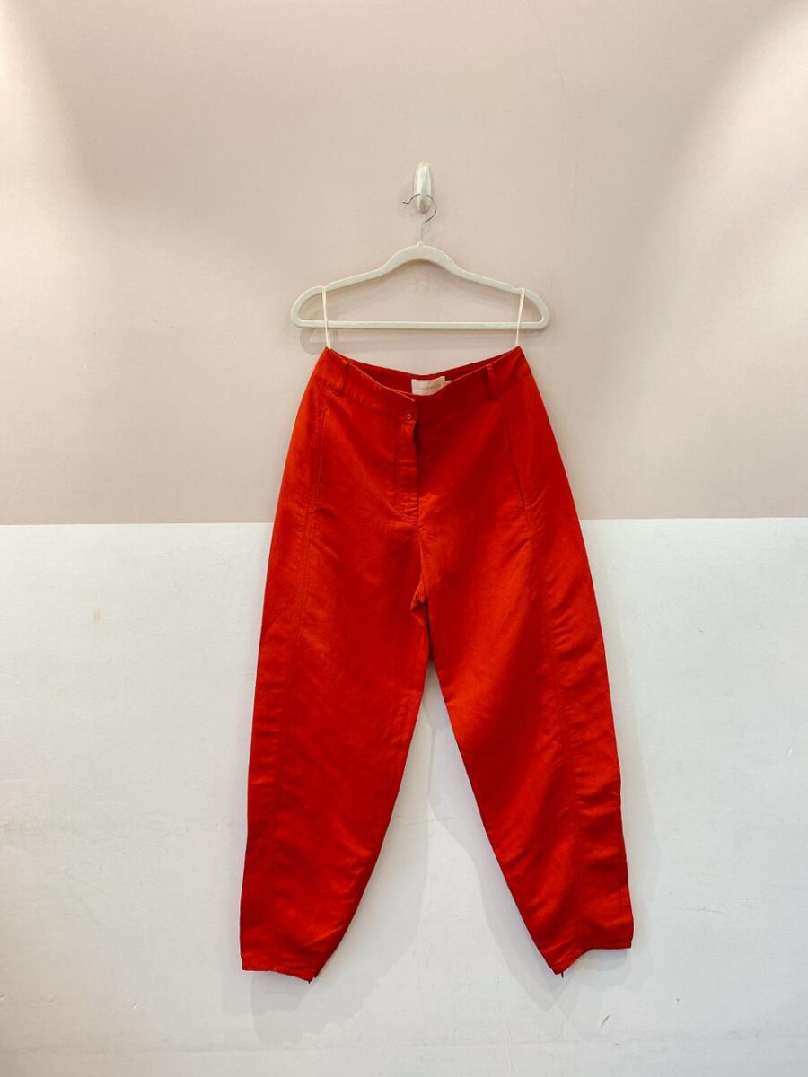 Calça vermelha Cris Barros 38