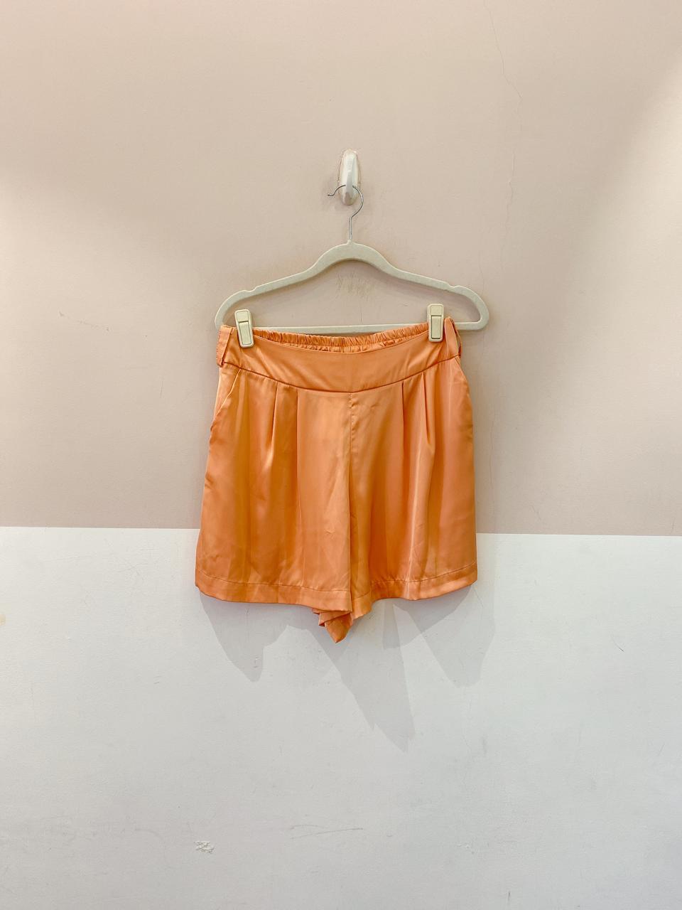 Short acetinado laranja Mapa M - Imagem 2