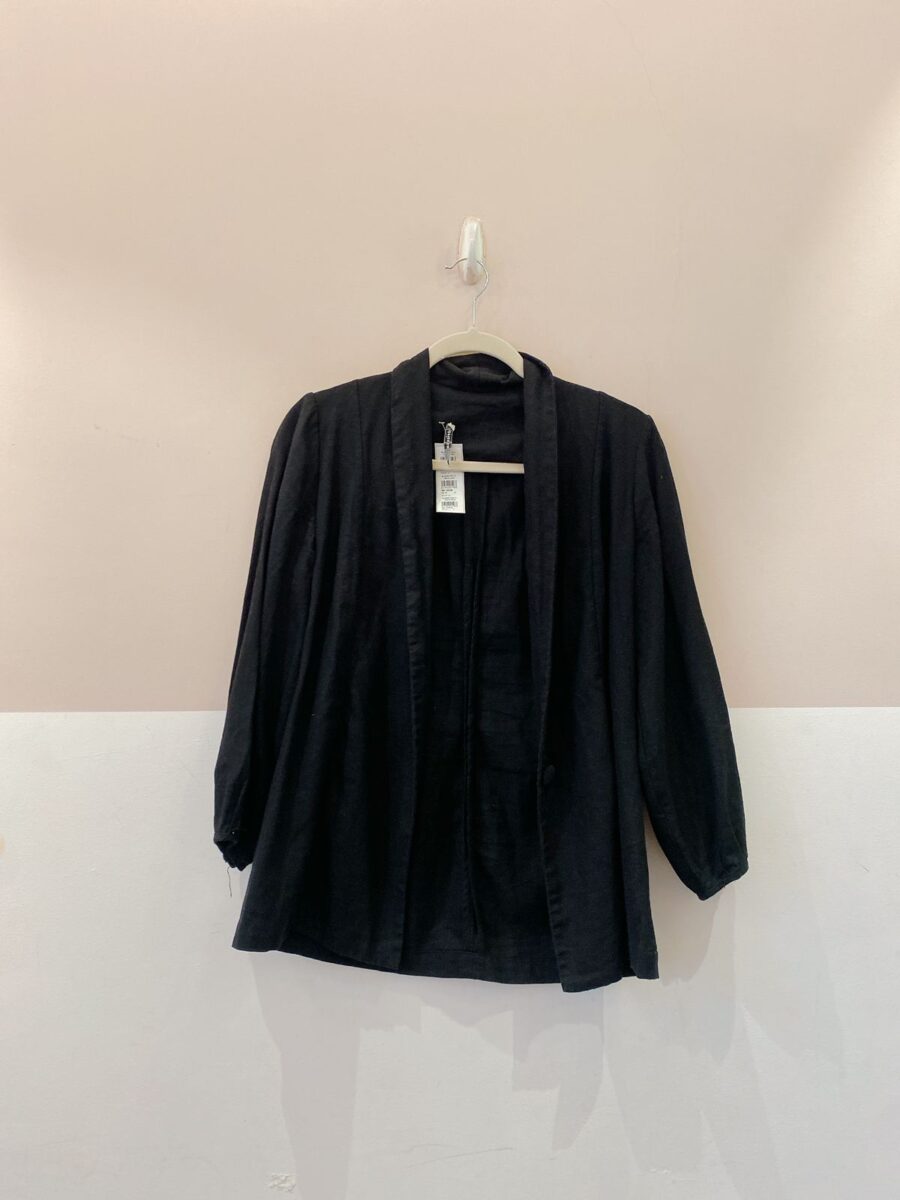 Blazer preto viscolinho Dress To P