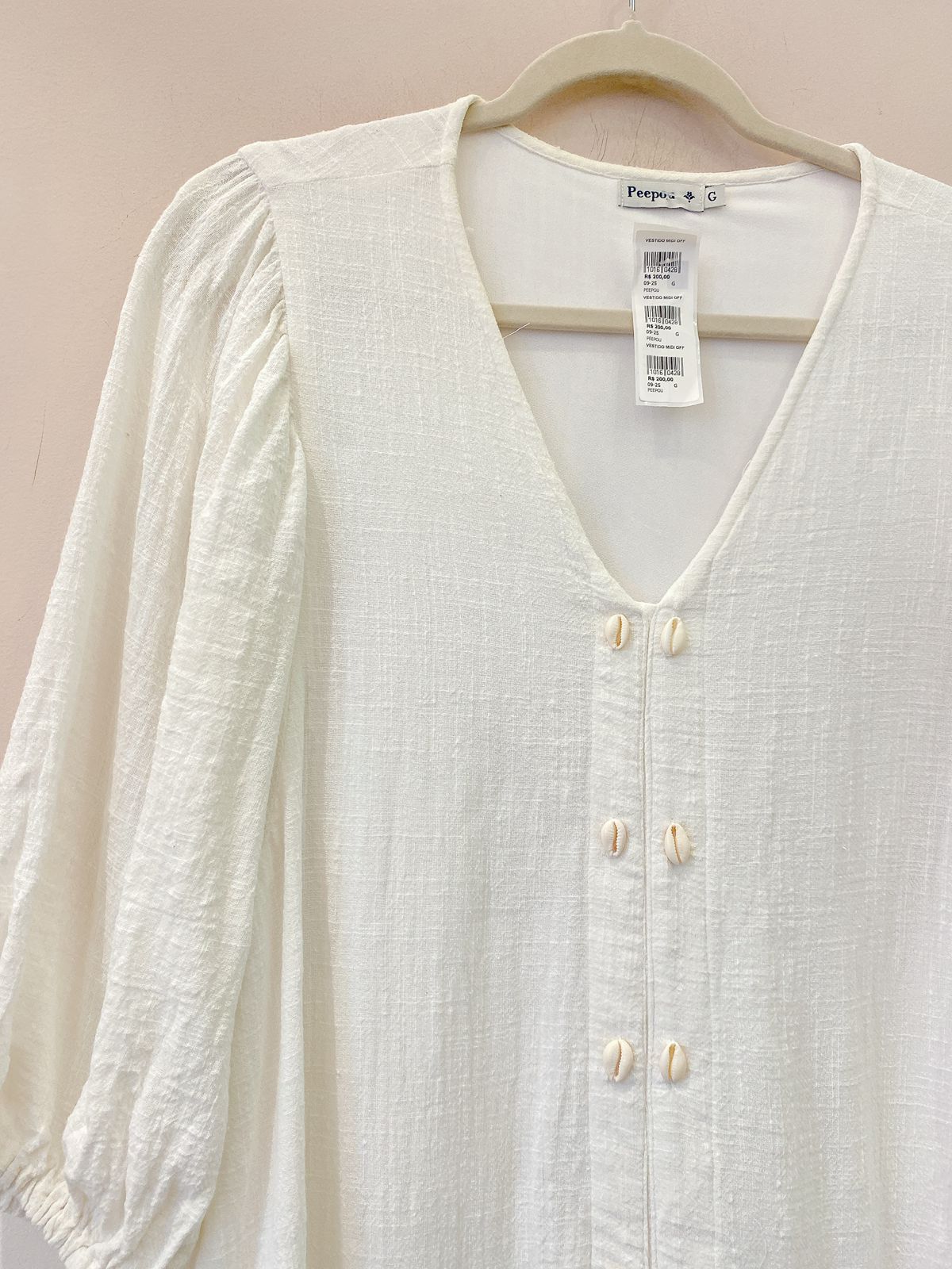 Vestido midi off Peepou G - Imagem 4