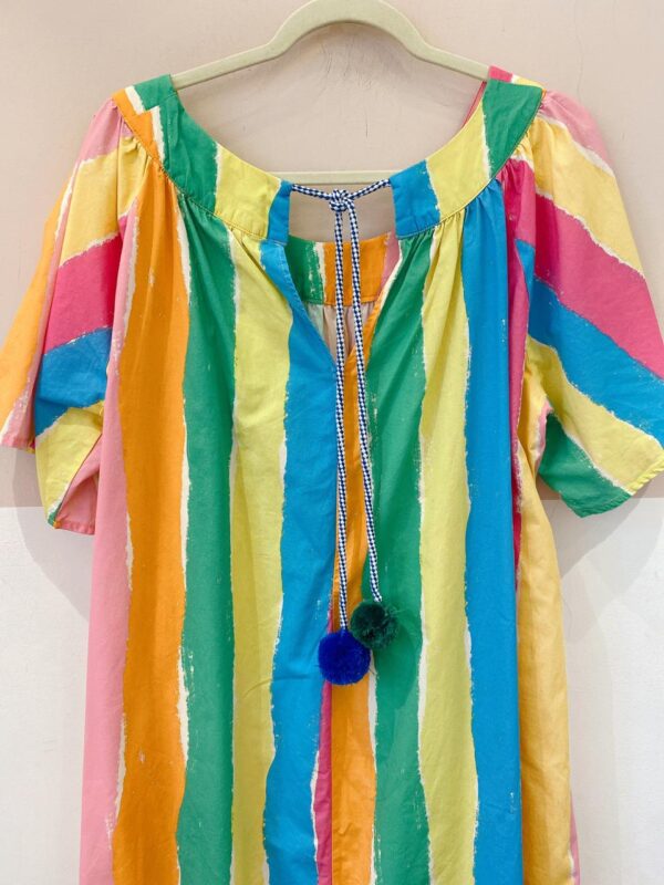 Vestido midi listrado Farm P - Imagem 5