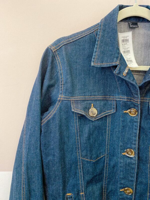 Jaqueta jeans escuro Tessera P - Imagem 3