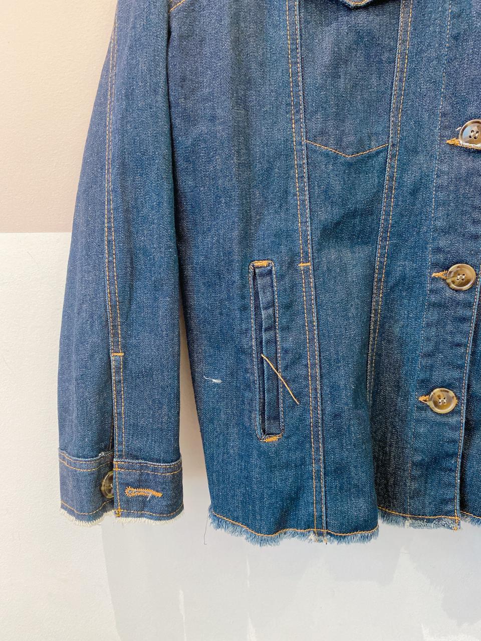 Jaqueta jeans escuro Tessera P - Imagem 6