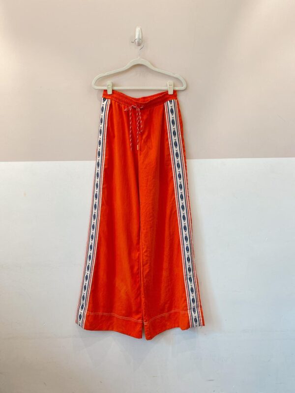 Calça laranja ampla Dress to M