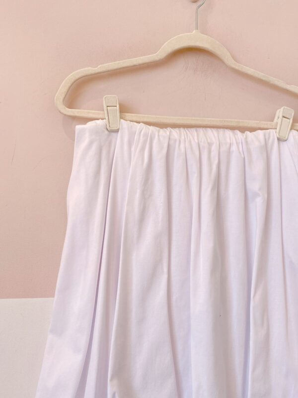 Saia midi branca balonê Pitta U - Imagem 3