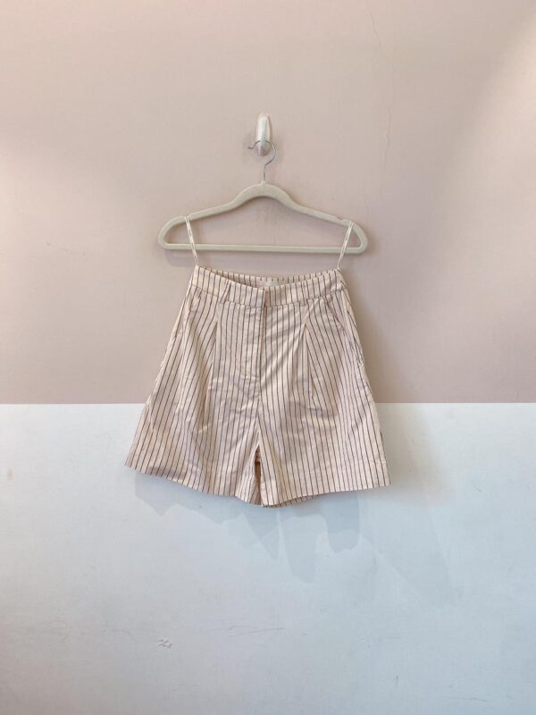 Short listrado bege Iorane 34