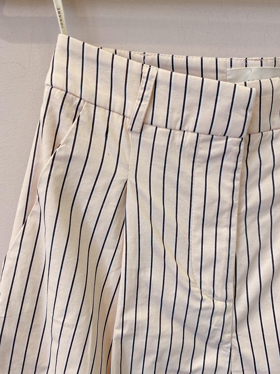 Short listrado bege Iorane 34 - Imagem 4