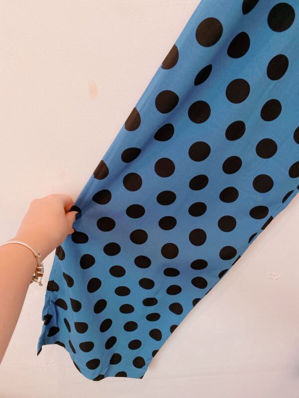 Calça azul bolas Aragana G - Imagem 5