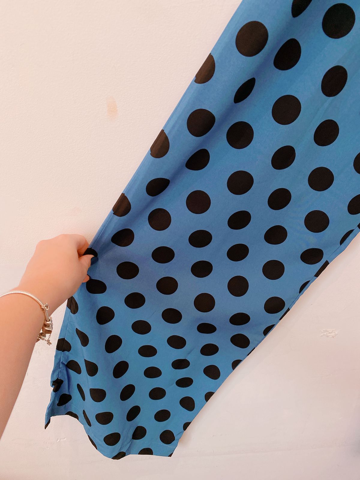 Calça azul bolas Aragana G - Imagem 6