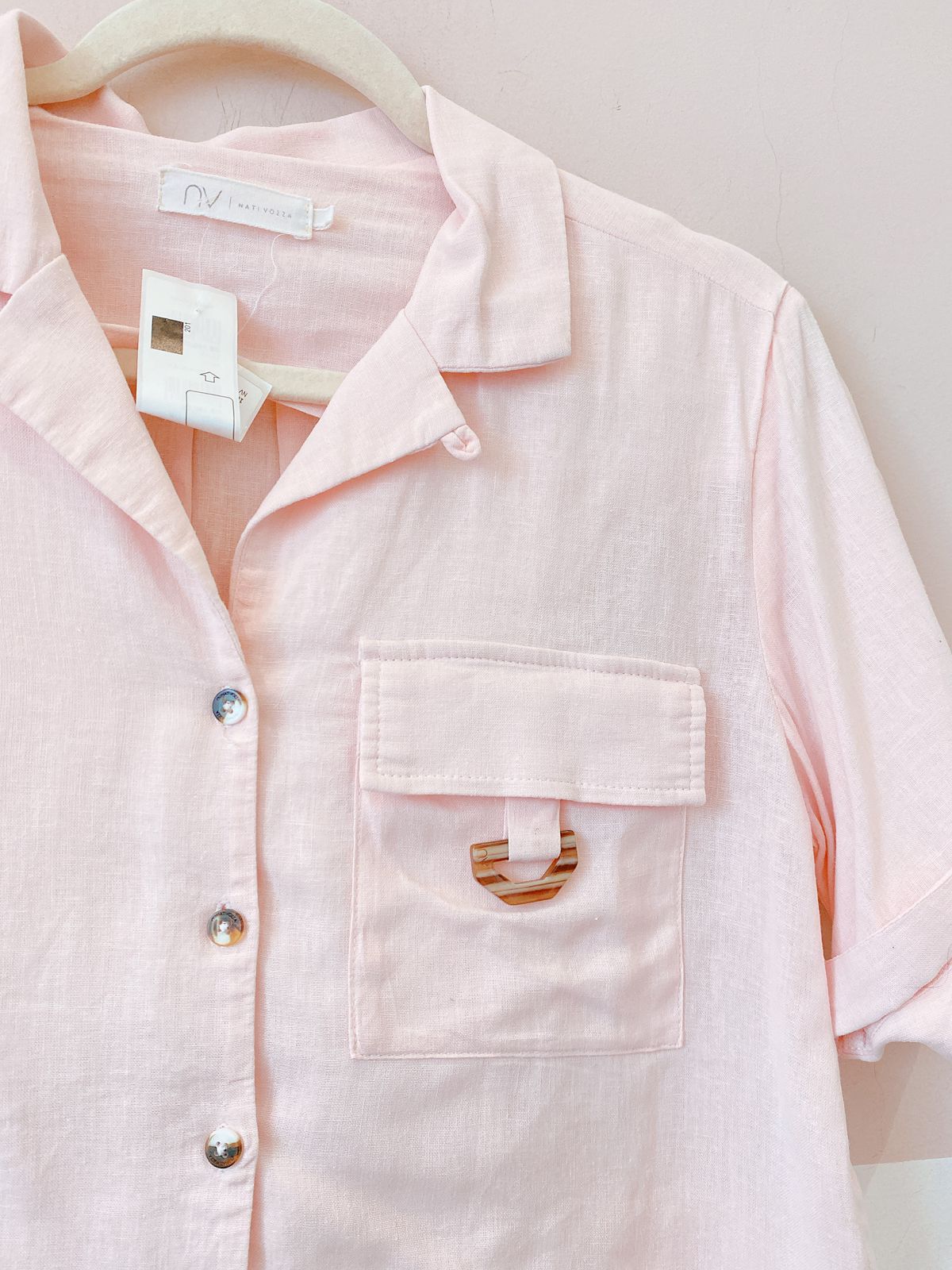 Camisa rosa NV P - Imagem 4