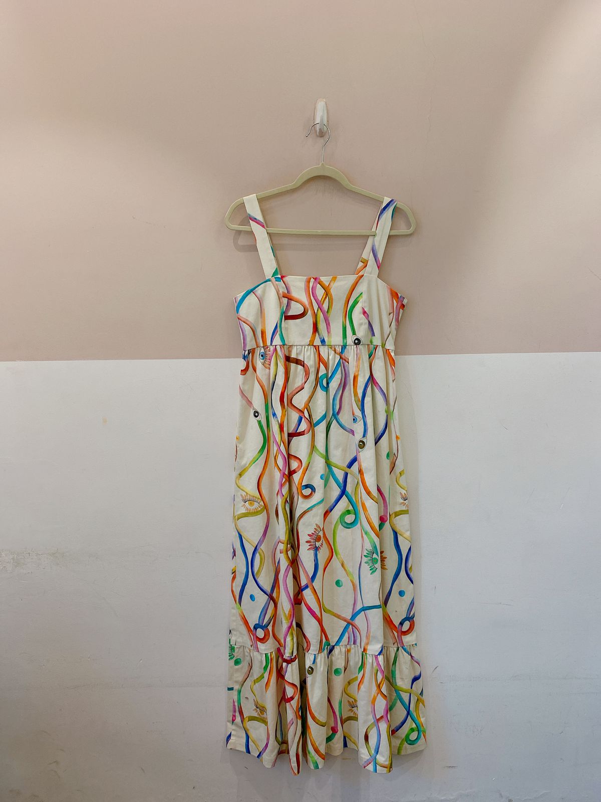 Vestido midi branco Fernanda Di Biase M - Imagem 2