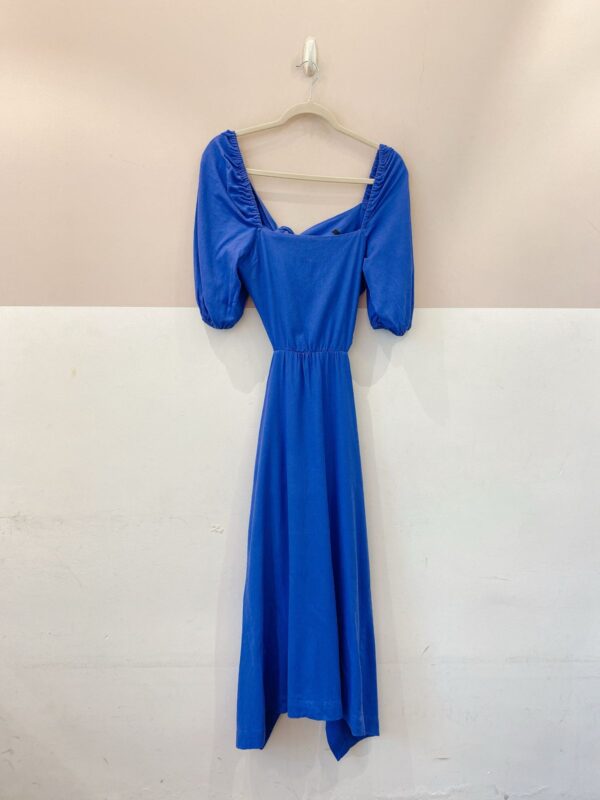 Vestido midi azul recorte Leeloo 40