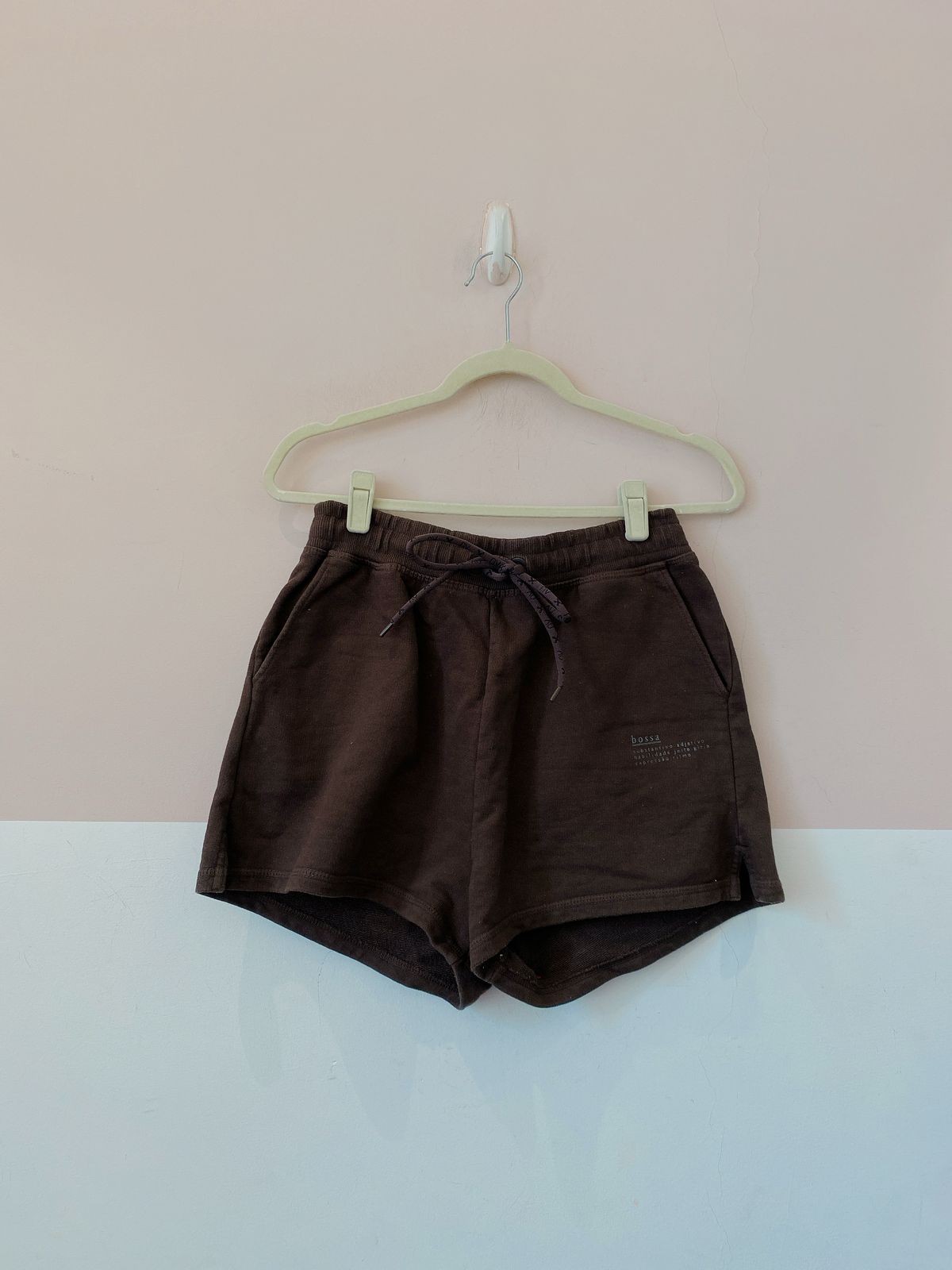 Short moletom marrom Hering e BY NV M - Imagem 2