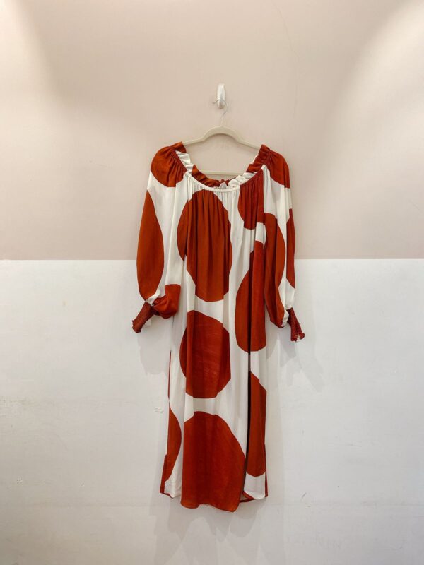 Vestido midi estampado Mapa 38