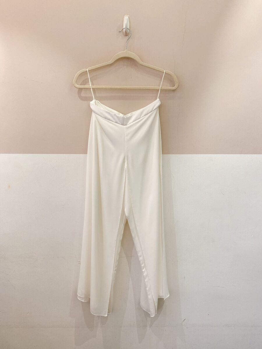 Conjunto branco fluído Candy Brown 40