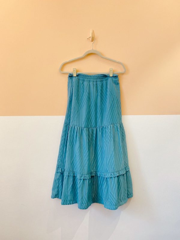 Saia azul texturas La Chocolê 38