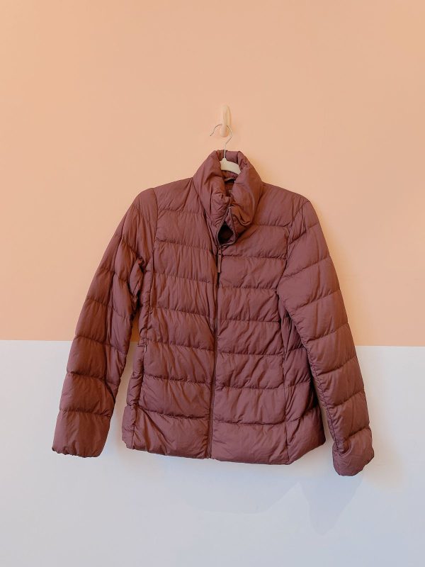 Corta vento rosa fino Uniqlo P