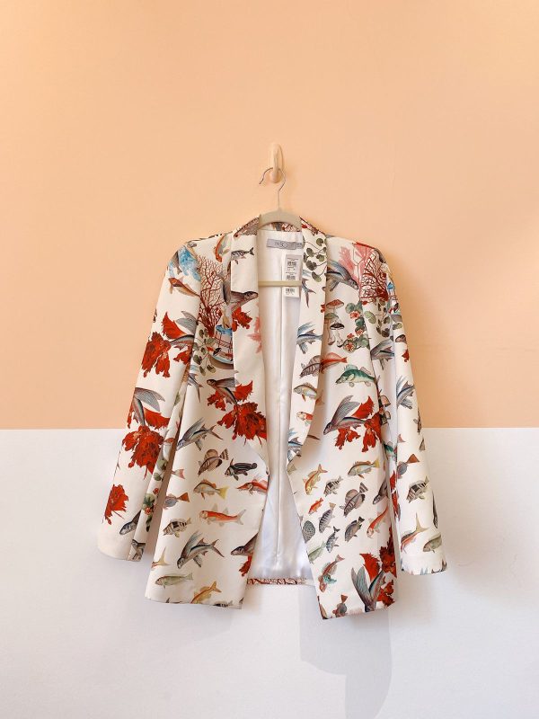 Blazer estampado peixes PatBo 36